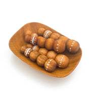 Bardi Grubs Handcarved & Painted Noongar