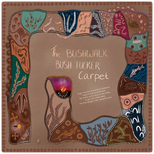 The Bushwalk Bushtucker Rug