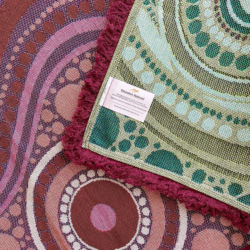 Sand Dreaming Cotton Throw — additional view of cotton throw