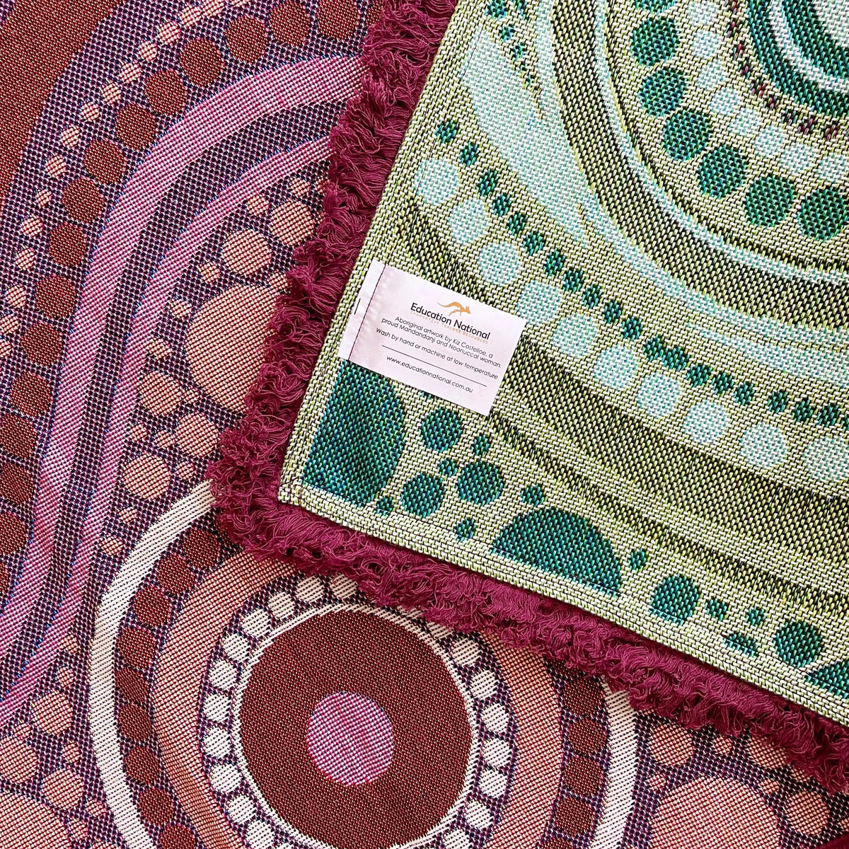 Sand Dreaming Cotton Throw — additional view of cotton throw