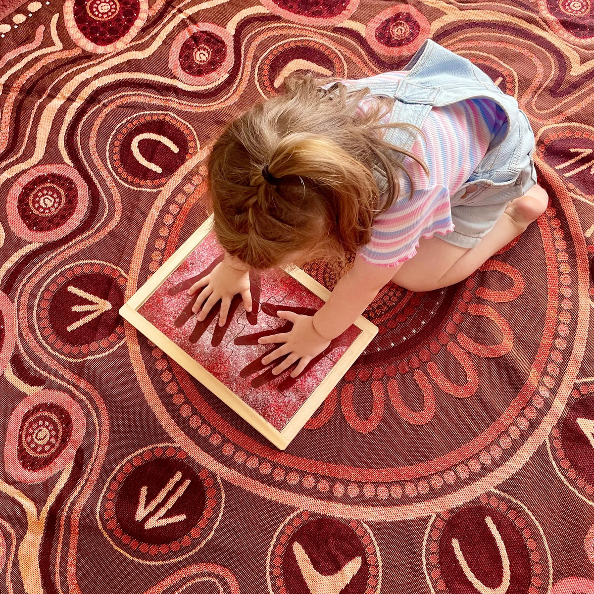 Aboriginal Traditions Puzzle Set — in classroom use