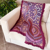Sand Dreaming Cotton Throw
