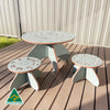 Yarning Table and Stools OUTDOOR