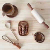Bardi Grubs Handcarved — Australian handcarved wooden bardi grubs for Indigenous bush tucker classroom play