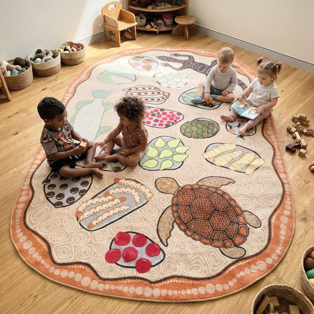 Coolamon Classroom Carpet (PRE ORDER) — alternative view of Coolamon bush tucker carpet