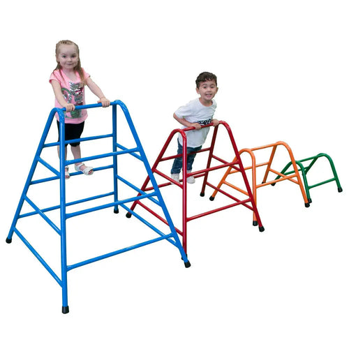 A-Frame Trestle — outdoor wooden A-frame trestle for active play, Australian-made early childhood equipment