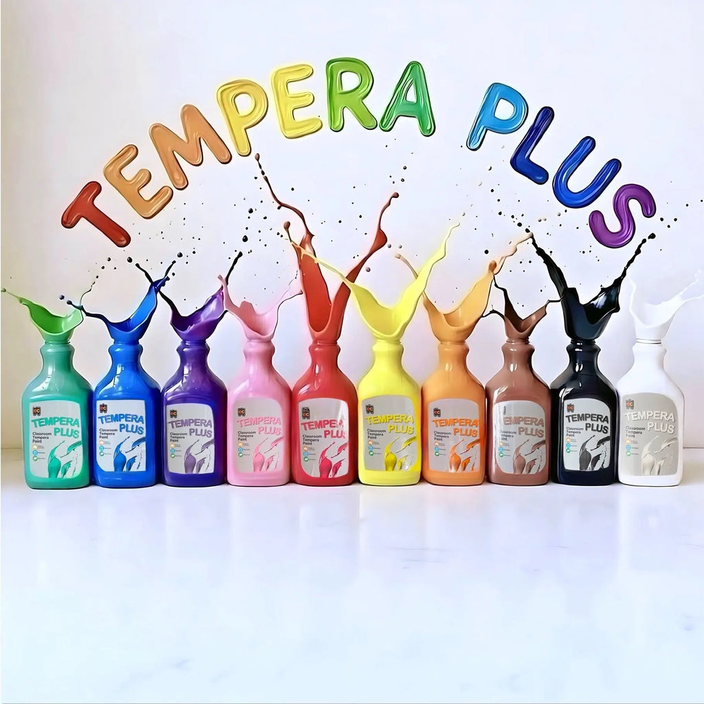 Tempera Plus Paint 2L Bottle — Purple tempera paint for early childhood classroom art