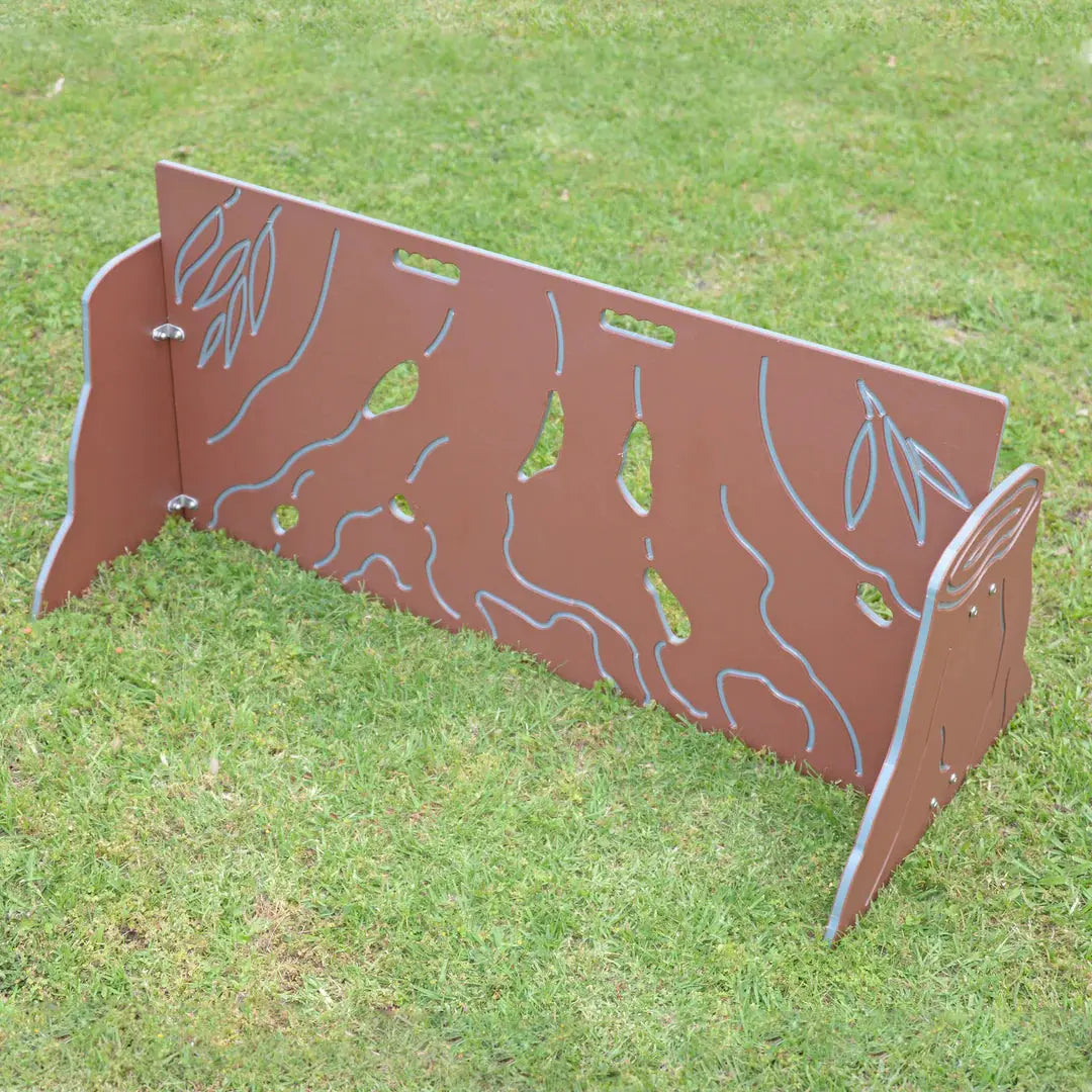 Outdoor Tree Roots Room Divider — Australian-made outdoor wooden tree roots room divider for early childhood spaces