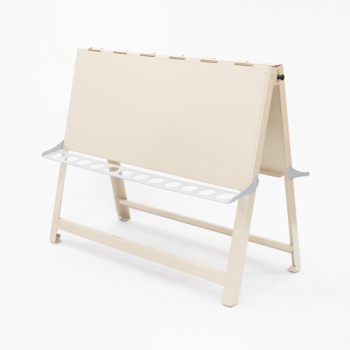Outdoor Wide 2 sided Easel in Paperbark, side view