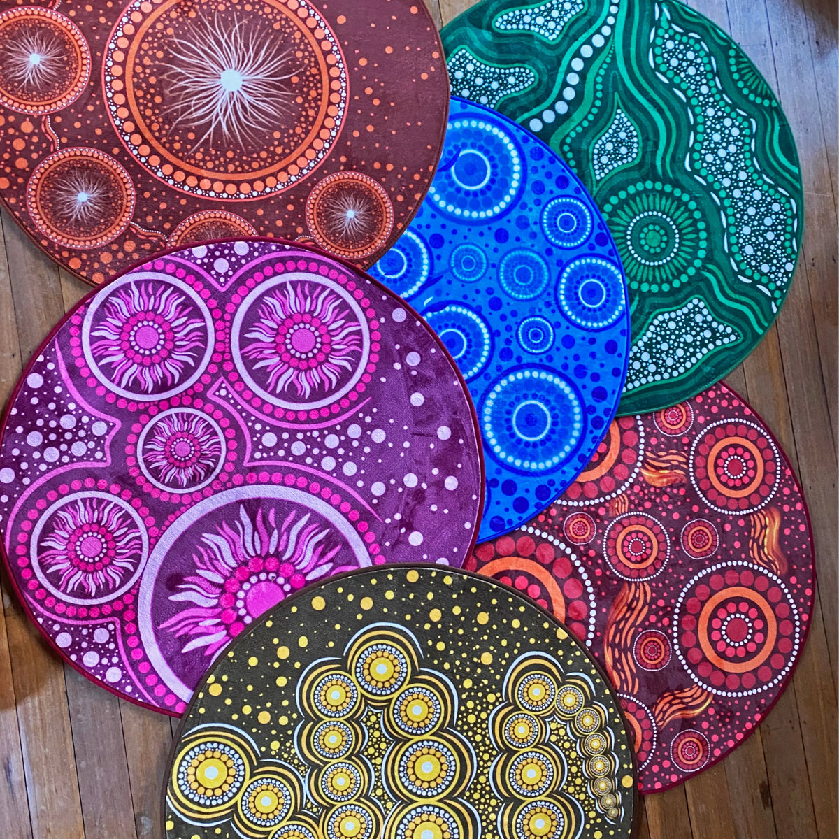 Indigenous Season Rugs Set of 6 — alternative view of seasons rug set