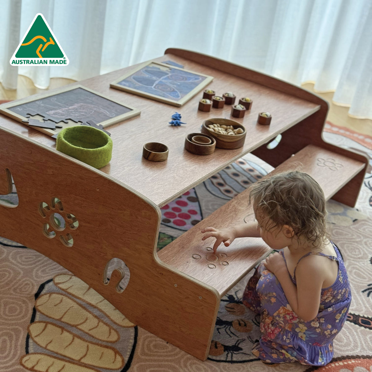 Aboriginal Symbols Learning Table — second alternative view