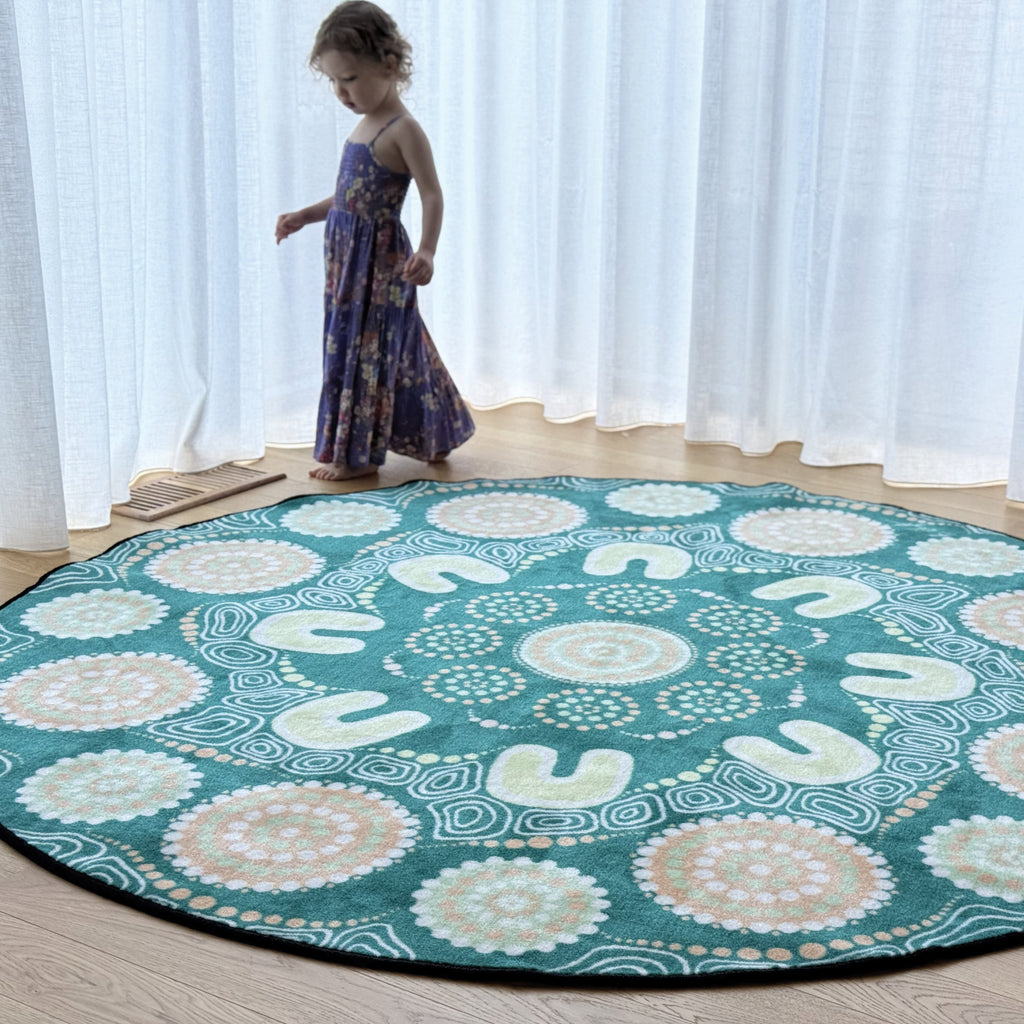 Sage Yarning Circle Classroom Rug (PRE ORDER) — third alternative view