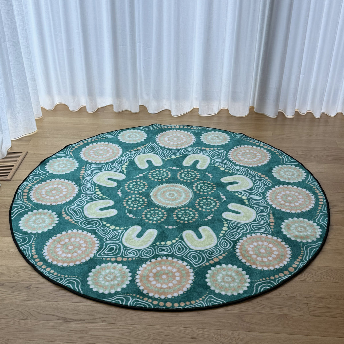 Sage Yarning Circle Classroom Rug (PRE ORDER) — fourth alternative view