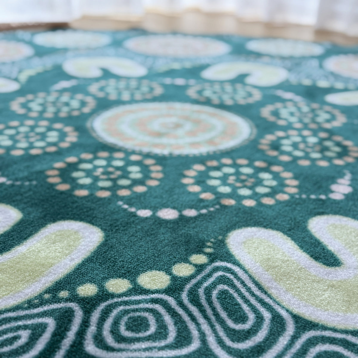 Sage Yarning Circle Classroom Rug (PRE ORDER) — fifth alternative view