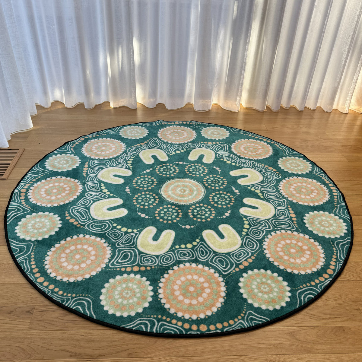 Sage Yarning Circle Classroom Rug (PRE ORDER) — sixth alternative view