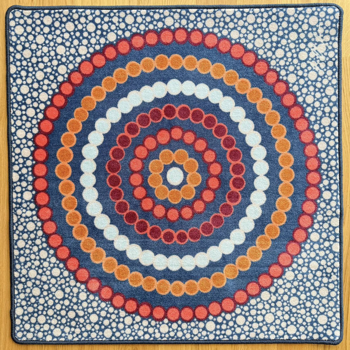 Indigenous Symbols Rug Squares — Camp Site symbol square