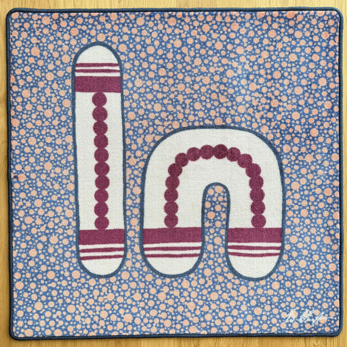 Indigenous Symbols Rug Squares — Woman symbol square