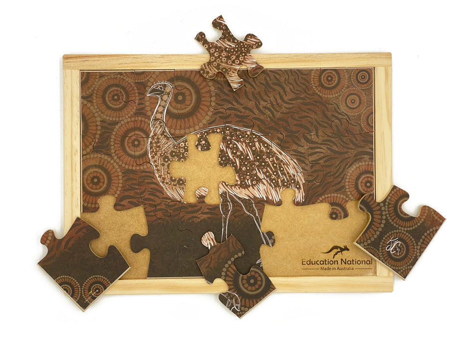 Aboriginal Art Animals Dreaming Puzzle Set of 6