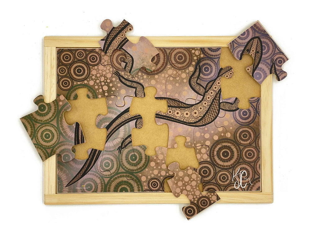 Aboriginal Art Animals Dreaming Puzzle Set — view 5