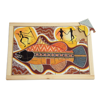 Aboriginal Art Barramundi Large Puzzle
