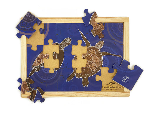Aboriginal Art Turtles Dreaming Puzzle