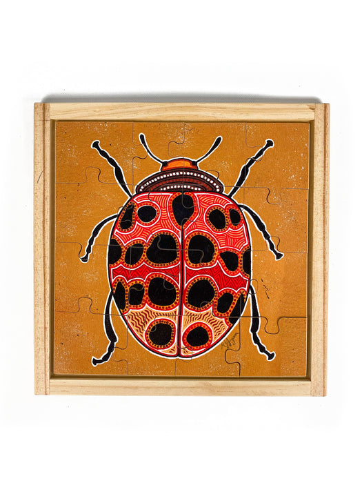 Aboriginal Lady Beetle Square Puzzle
