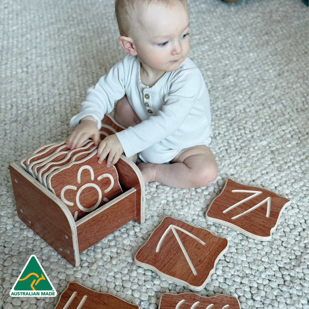 Aboriginal symbols Finger Tracing Cards