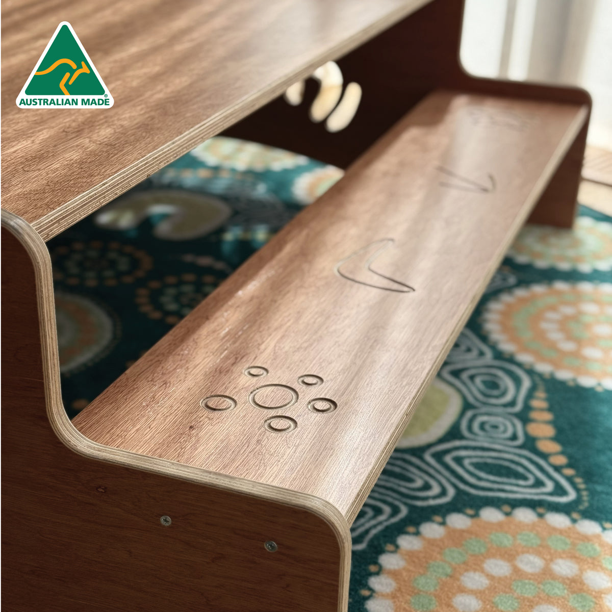 Aboriginal Symbols Learning Table — additional view of learning table