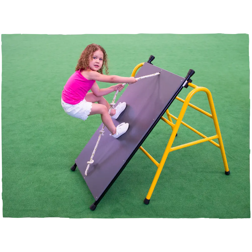 Abseiler — Australian-made wooden abseiler climbing frame attachment for early childhood centres