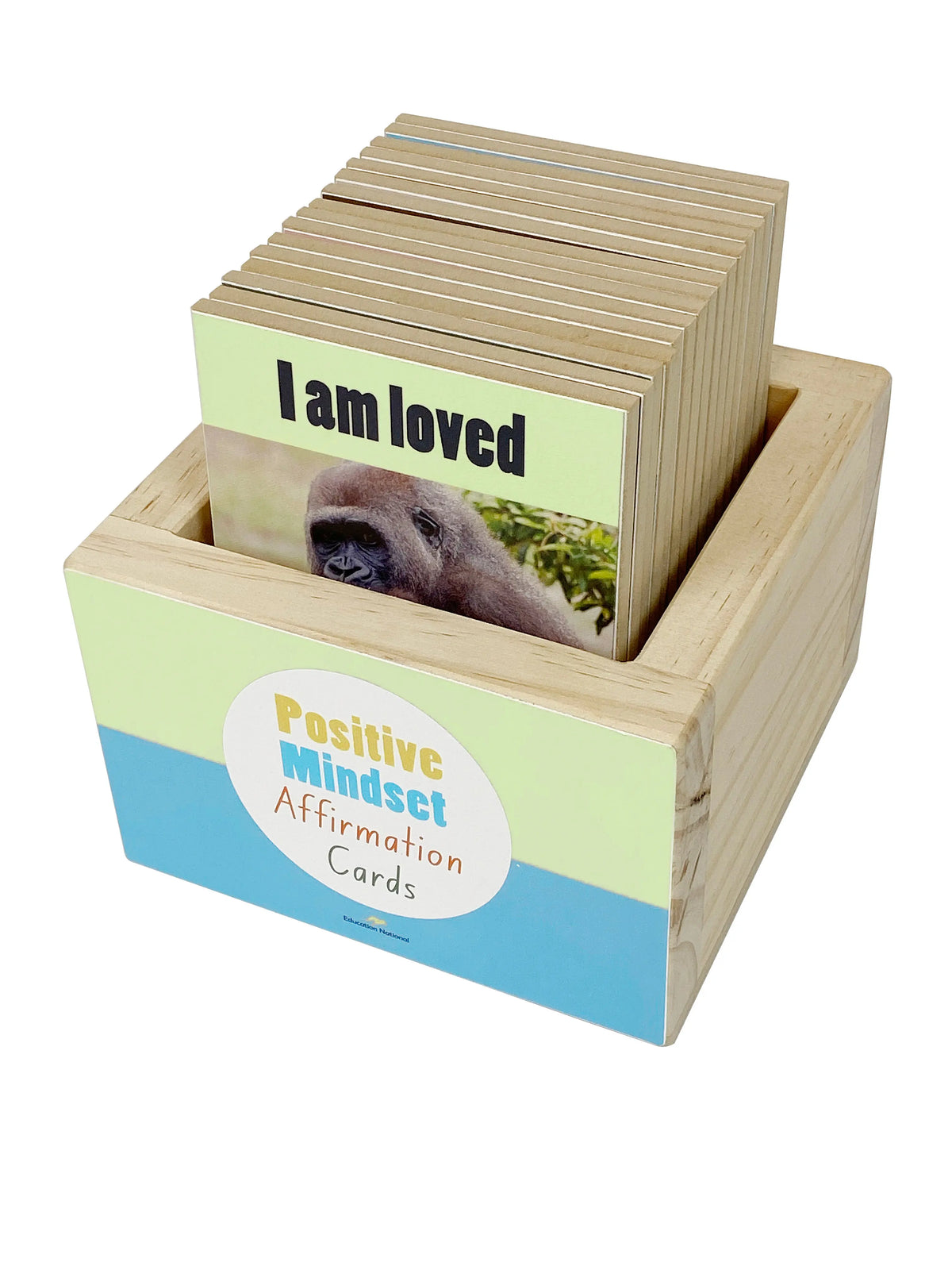 Positive Mindset Affirmation Cards — affirmation cards card pack detail view