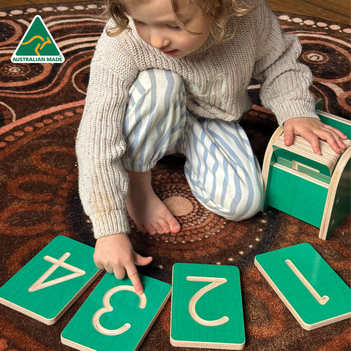 Finger Tracing Numbers Cards