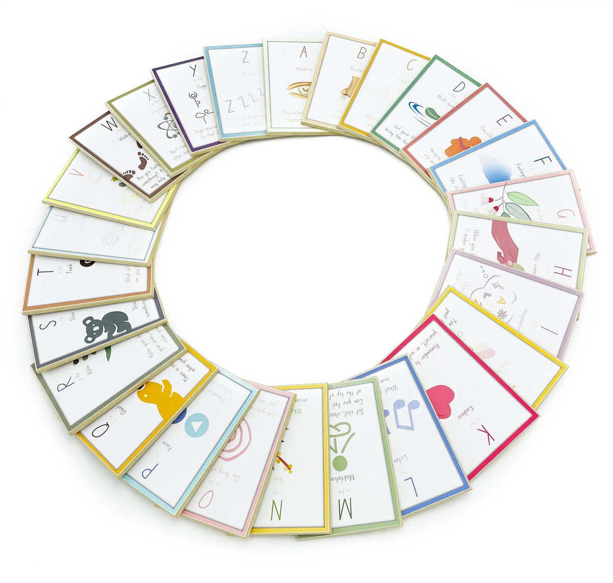 Alphabet Mindfulness Cards — alternative view