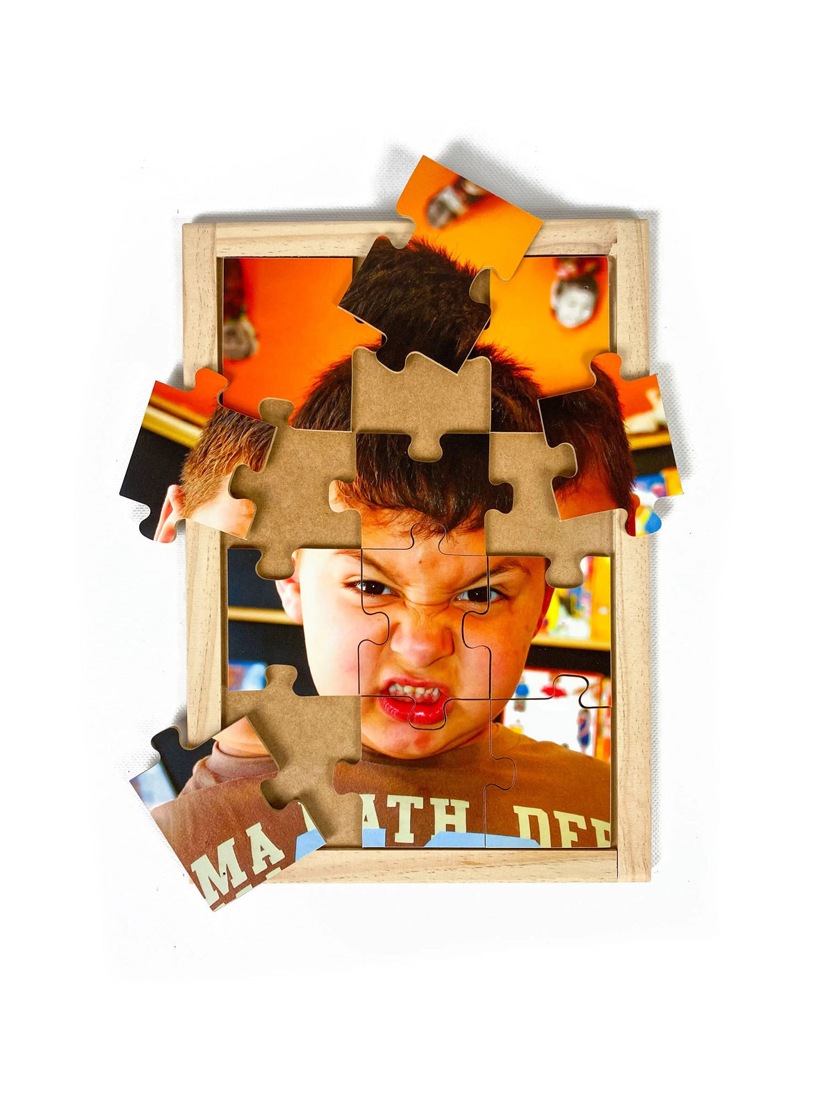 Angry Boy Puzzle — alternative view