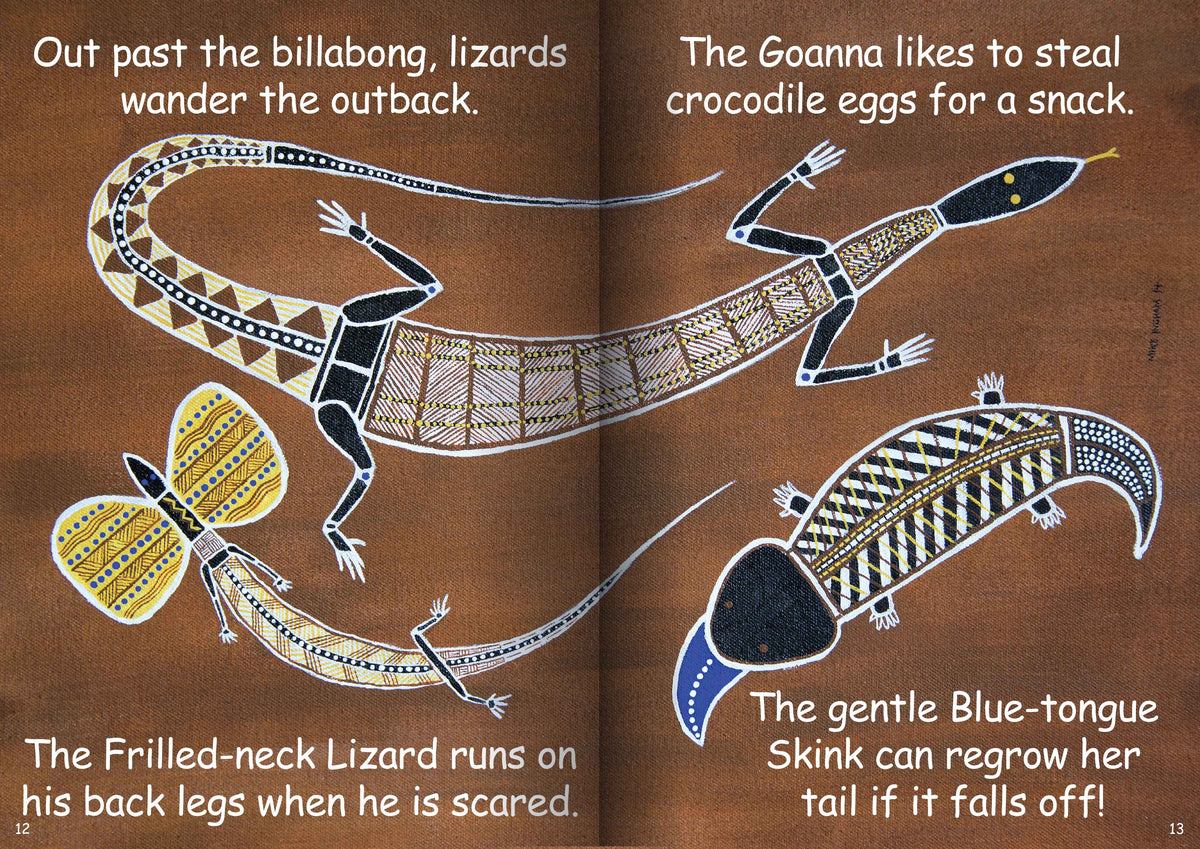 Indigenous Big Book VALUE PACK — Animals around the Billabong inside spread