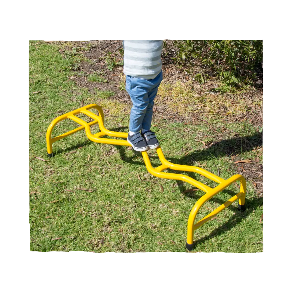 Balance Wiggle Walk — Australian-made wooden balance walk for early childhood gross motor development