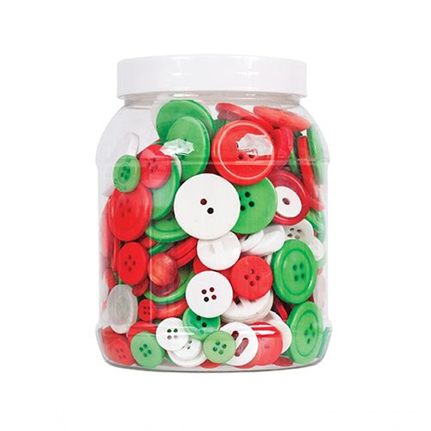 Basics Buttons Xmas 600g approx 1400pcs – Education National