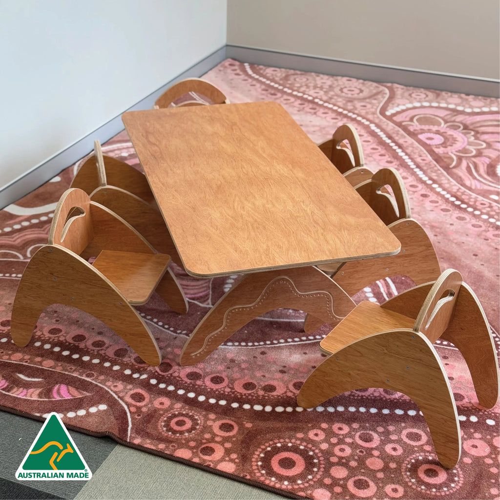 Boomerang Classroom Table — fourth alternative view