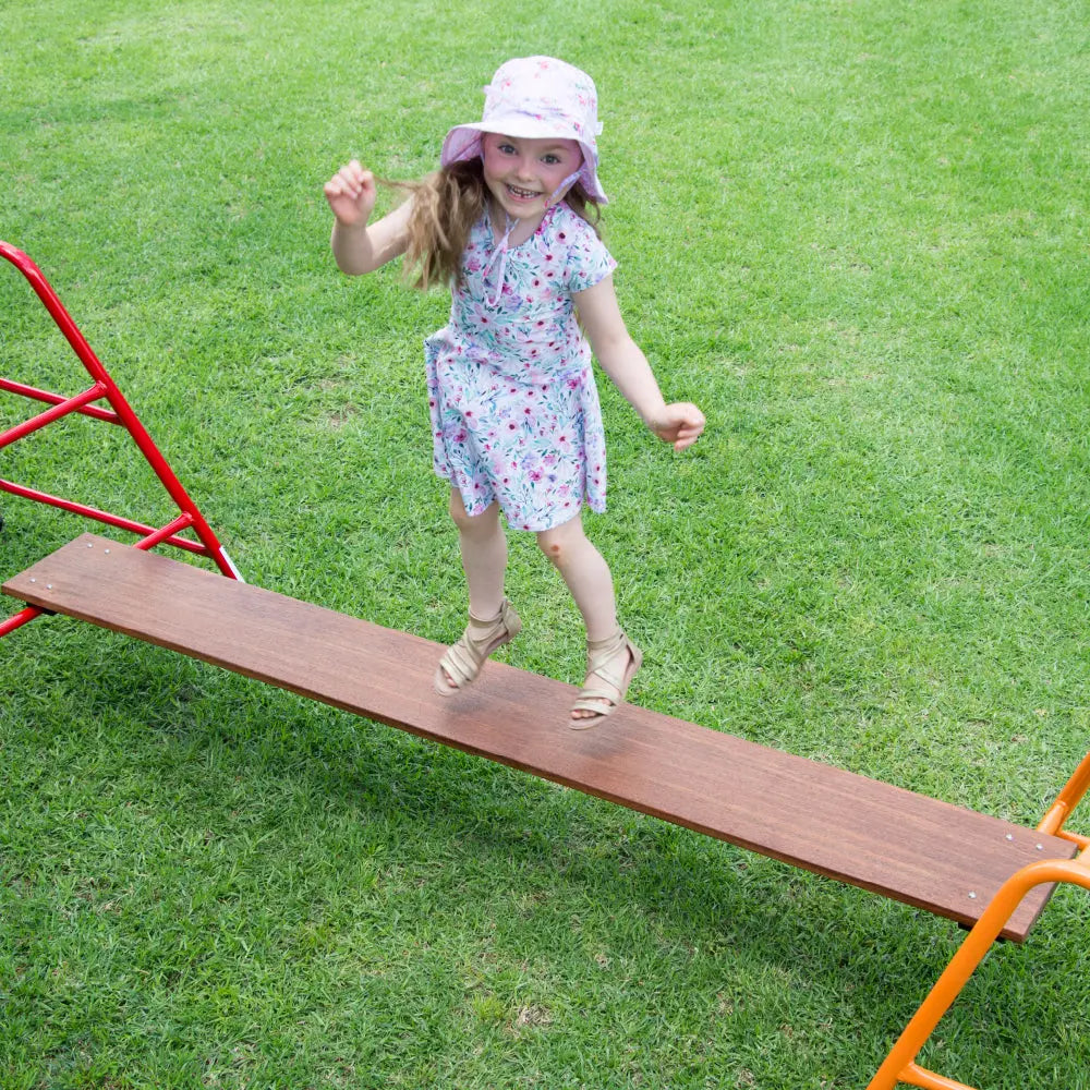Bouncing Board — outdoor wooden bouncing board for active play, Australian-made early childhood equipment