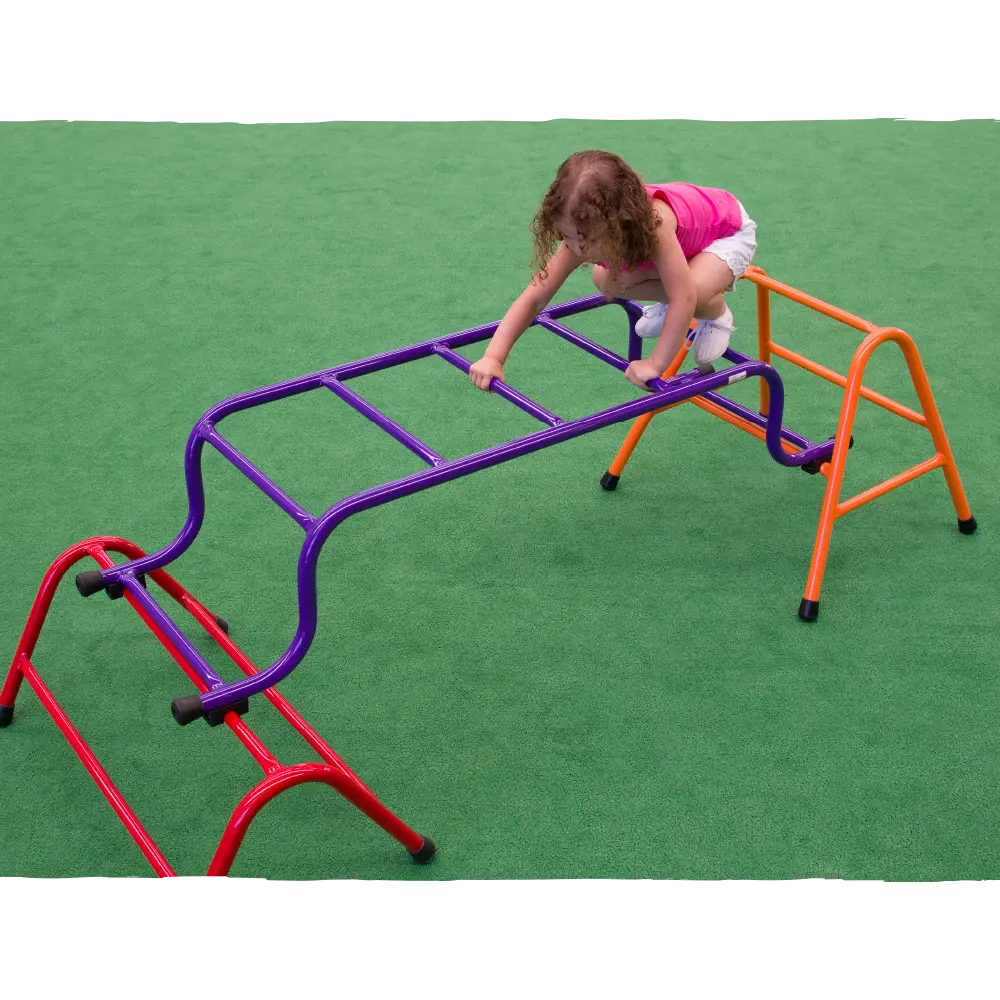 Bumper Climber — Australian-made wooden bumper climber climbing frame attachment for early childhood