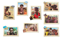 Bush Tucker Puzzle Set with FREE Posters 8 Puzzles
