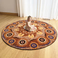 Yarning Camp Classroom Rug — alternative view of Aboriginal art yarning camp rug