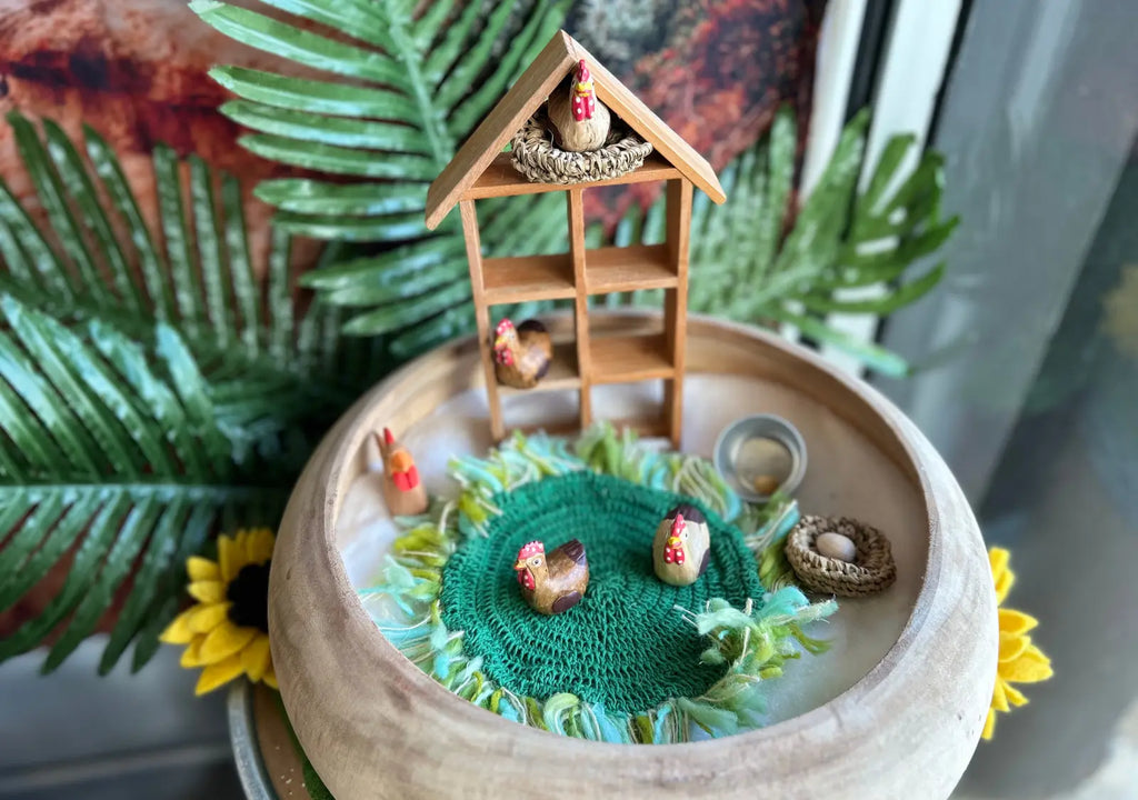 Chicken House Set — alternative view of chicken house playset