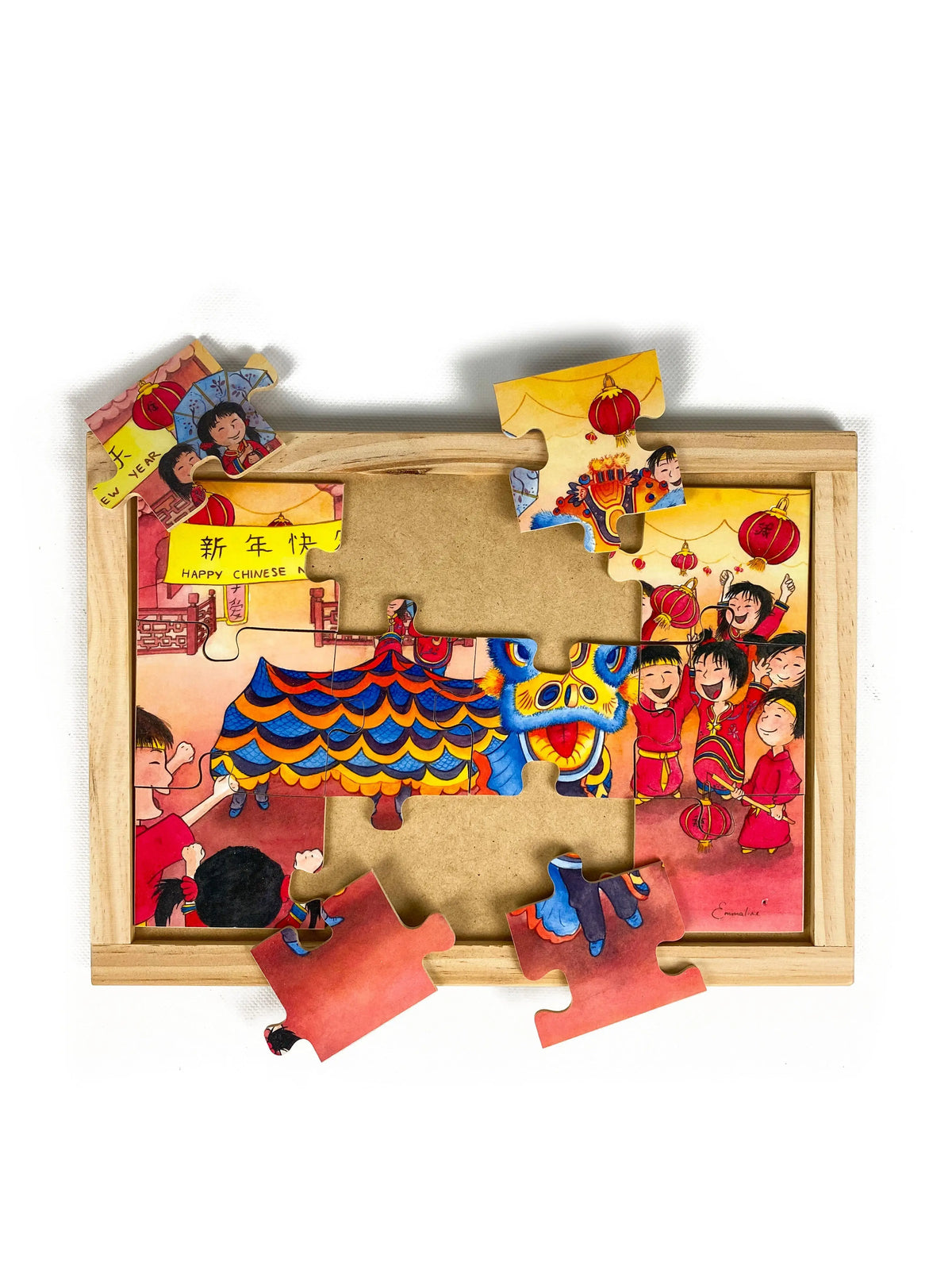 Chinese New Year Celebrations Puzzle — alternative view
