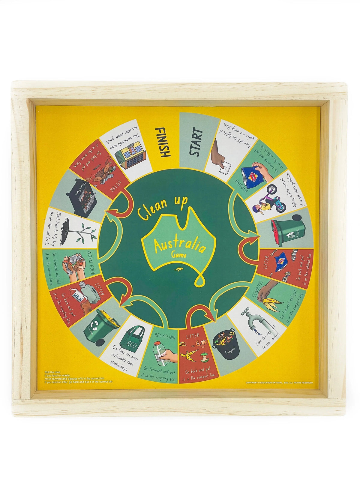 Cleanup Australia Game — Australian-made sustainability and environment classroom game for early learning