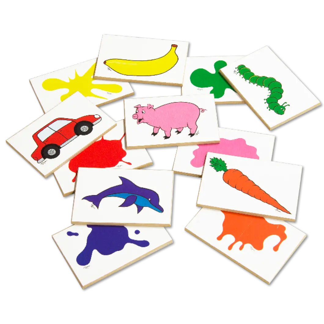 Colours Matching Game — Australian-made wooden colour matching game for early childhood classrooms