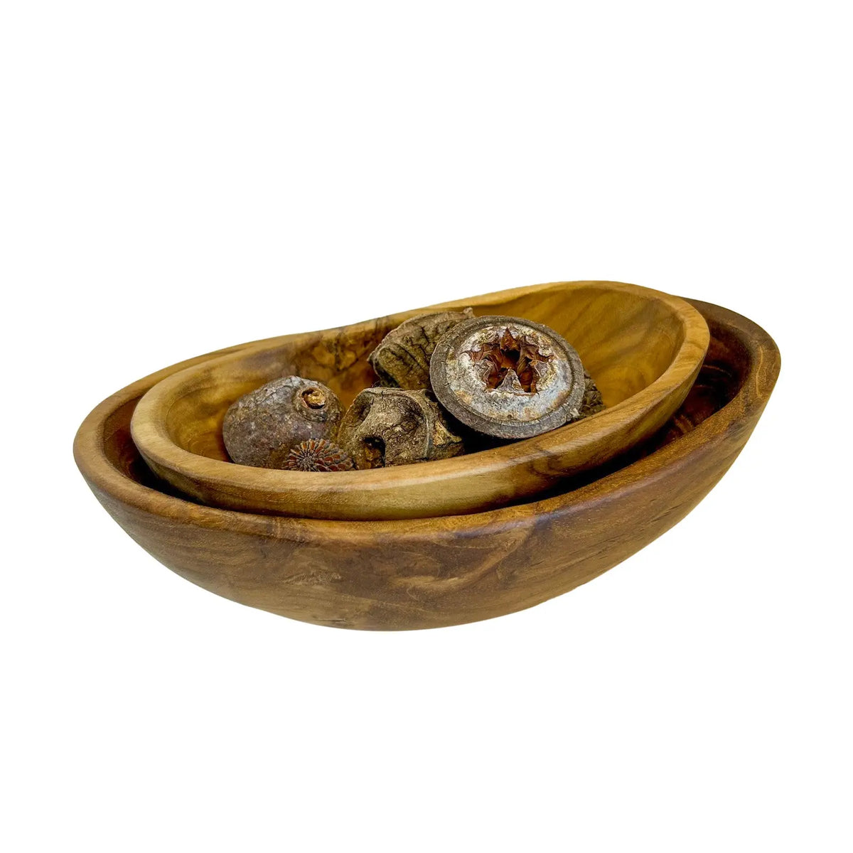 Condiment Bowls set of 2 — wooden condiment bowls set of 2 for early childhood imaginative play