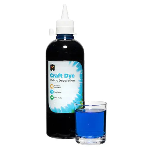 Craft Die 500ml — Blue craft dye for early childhood art activities