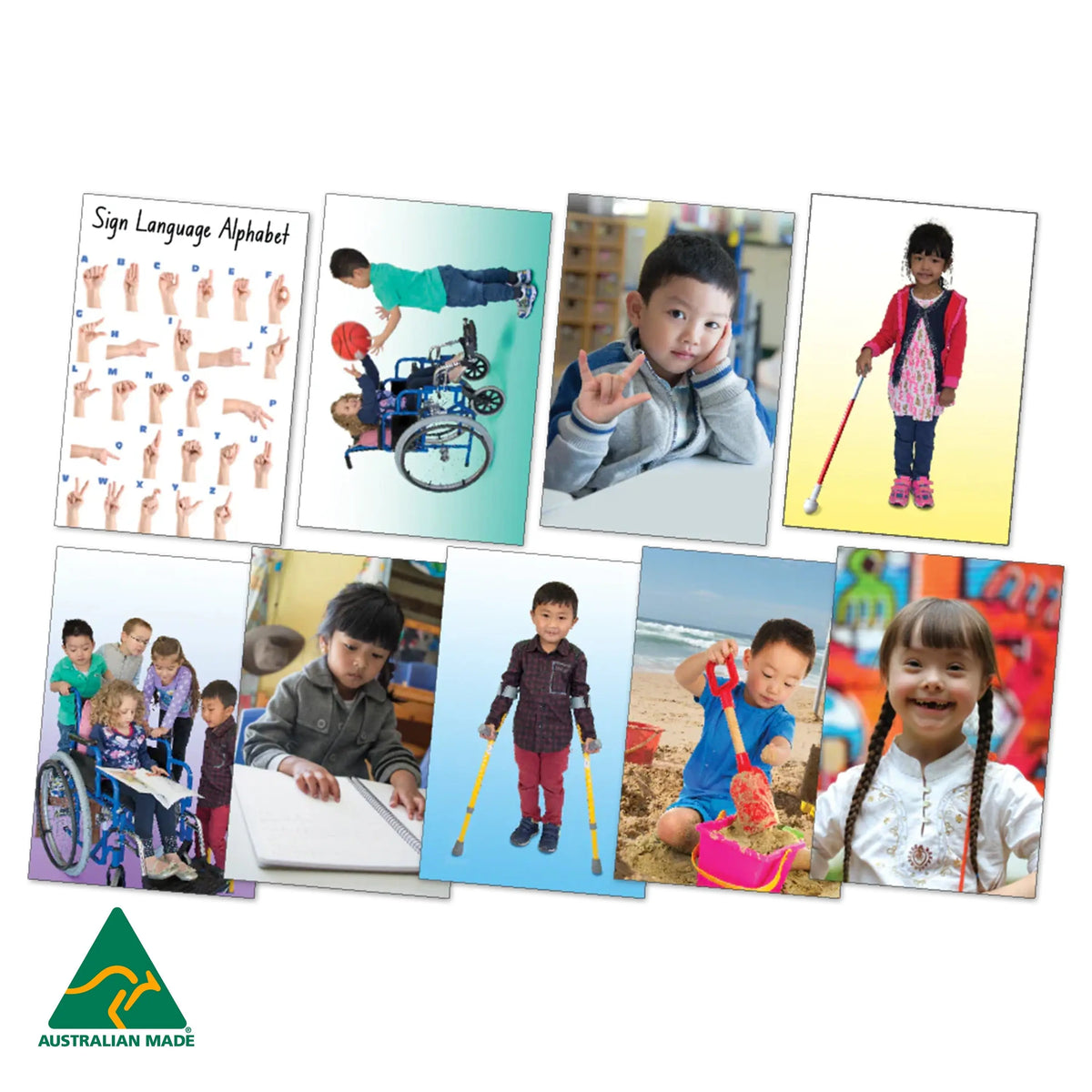 Different Abilities Poster Pack — Australian-made inclusion educational poster pack for early childhood classrooms