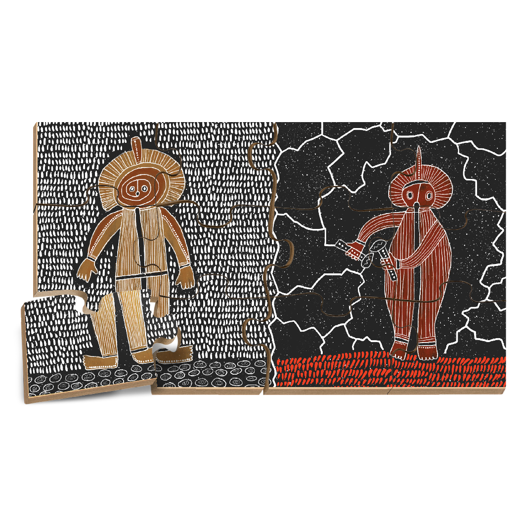 The Lightning Brothers Floor Puzzle