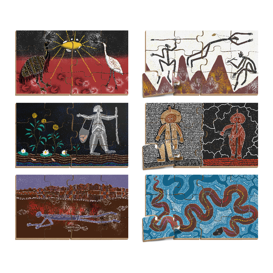 Dreamtime Floor Puzzle Set with FREE Posters